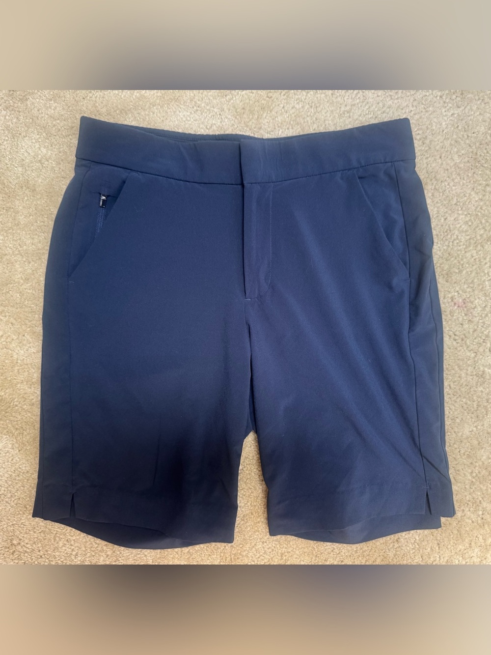 Athleta Sz 2 Navy Women's Performance Tribeca Bermuda Shorts